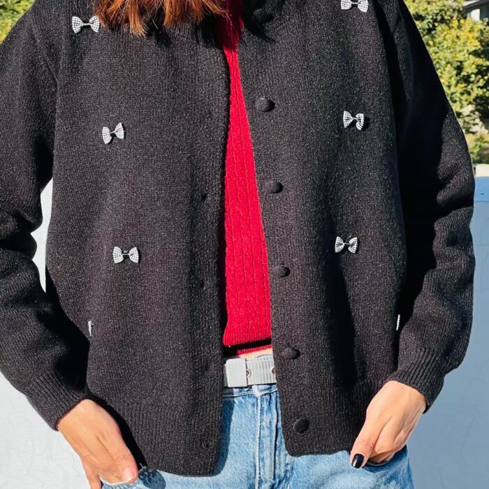 Elegant Black Cardigan