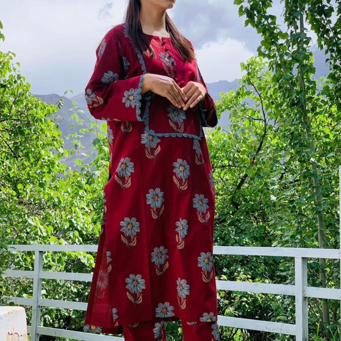 Elegant Lawn Printed Suit 2piece