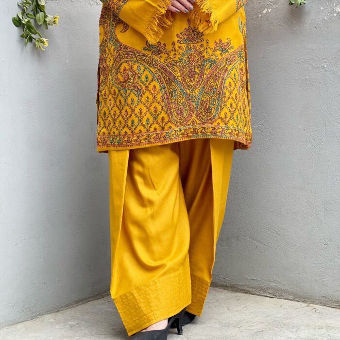 Zeenat-e-Pashmina(Mustard)
